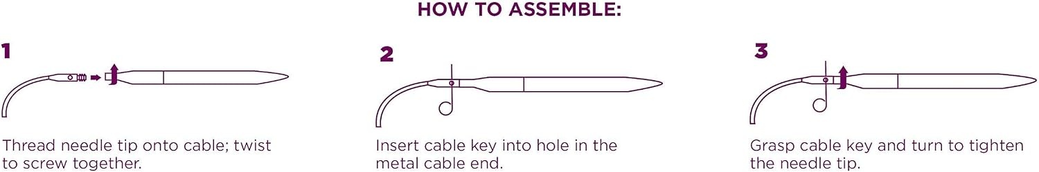 image:imageKnit Picks Interchangeable Circular Knitting Needle Cable 16 Green For Short Tip Interchangeable knitting needles creates 16 inch total length including needle length when attached47