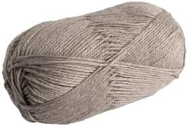 image:imageKnit Picks Mighty Stitch Gray Wool Blend Yarn Pack for Crocheting 10 skeins 1000g of merino wool and acrylic blend worsted weight knitting yarn in Ash Heather colorChocolate Heather