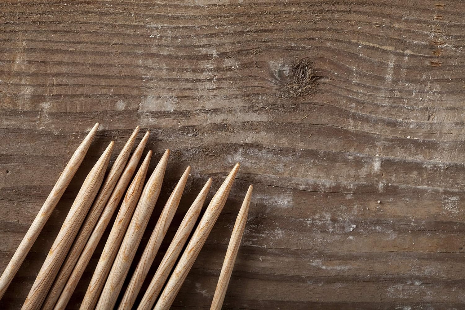 image:imageKnit Picks Straight Single Point Wood Knitting Needle Set US 411 Radiant 10Sun struck