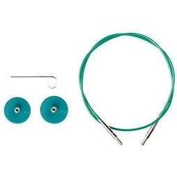image:imageKnit Picks Interchangeable Circular Knitting Needle Cable 16 Green For Short Tip Interchangeable knitting needles creates 16 inch total length including needle length when attached32