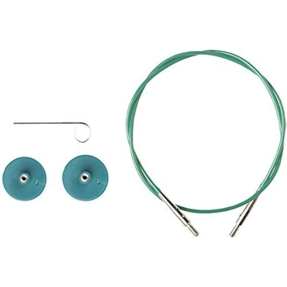 image:imageKnit Picks Interchangeable Circular Knitting Needle Cable 16 Green For Short Tip Interchangeable knitting needles creates 16 inch total length including needle length when attached47
