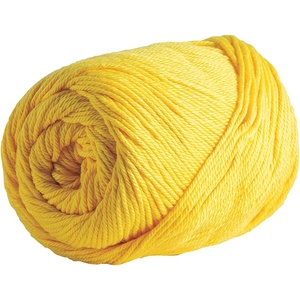Knit Picks Dishie White Worsted Weight 100% Cotton Yarn for Crocheting | 100g of solid colored yarn in Swan color for dishcloths, machine washable.(Bumblebee)
