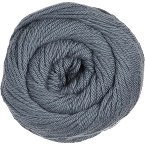 Knit Picks Dishie White Worsted Weight 100% Cotton Yarn for Crocheting | 100g of solid colored yarn in Swan color for dishcloths, machine washable.(Metal)