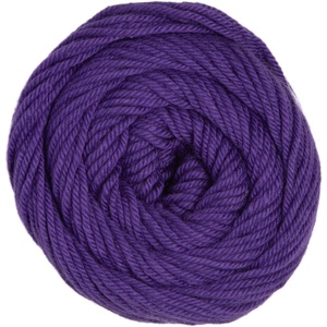 Knit Picks Dishie White Worsted Weight 100% Cotton Yarn for Crocheting | 100g of solid colored yarn in Swan color for dishcloths, machine washable.(Purple Reign)