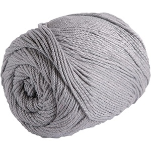 Knit Picks Dishie White Worsted Weight 100% Cotton Yarn for Crocheting | 100g of solid colored yarn in Swan color for dishcloths, machine washable.(Silver)
