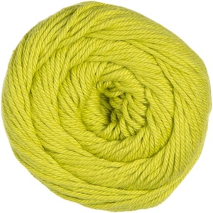 Knit Picks Dishie White Worsted Weight 100% Cotton Yarn for Crocheting | 100g of solid colored yarn in Swan color for dishcloths, machine washable.(Sour)