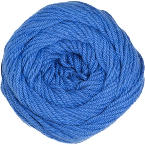 Knit Picks Dishie White Worsted Weight 100% Cotton Yarn for Crocheting | 100g of solid colored yarn in Swan color for dishcloths, machine washable.(True Blue)