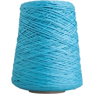 Knit Picks Dishie White Worsted Weight 100% Cotton Yarn for Dishcloths | 400g cone of soft solid colored knitting yarn in White color for crocheting, machine washable.(Azure)