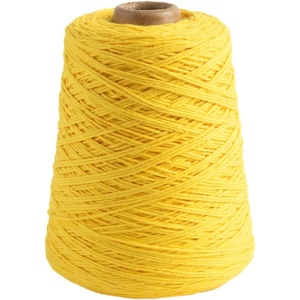 Knit Picks Dishie White Worsted Weight 100% Cotton Yarn for Dishcloths | 400g cone of soft solid colored knitting yarn in White color for crocheting, machine washable.(Bumblebee)