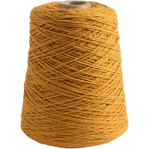 Knit Picks Dishie White Worsted Weight 100% Cotton Yarn for Dishcloths | 400g cone of soft solid colored knitting yarn in White color for crocheting, machine washable.(Butterscotch)