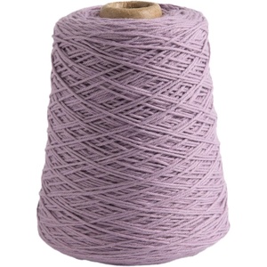 Knit Picks Dishie White Worsted Weight 100% Cotton Yarn for Dishcloths | 400g cone of soft solid colored knitting yarn in White color for crocheting, machine washable.(Lilac Mist)
